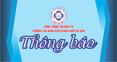 Thông báo Trườn Cao đẳng Bách khoa Nam Sài Gòn